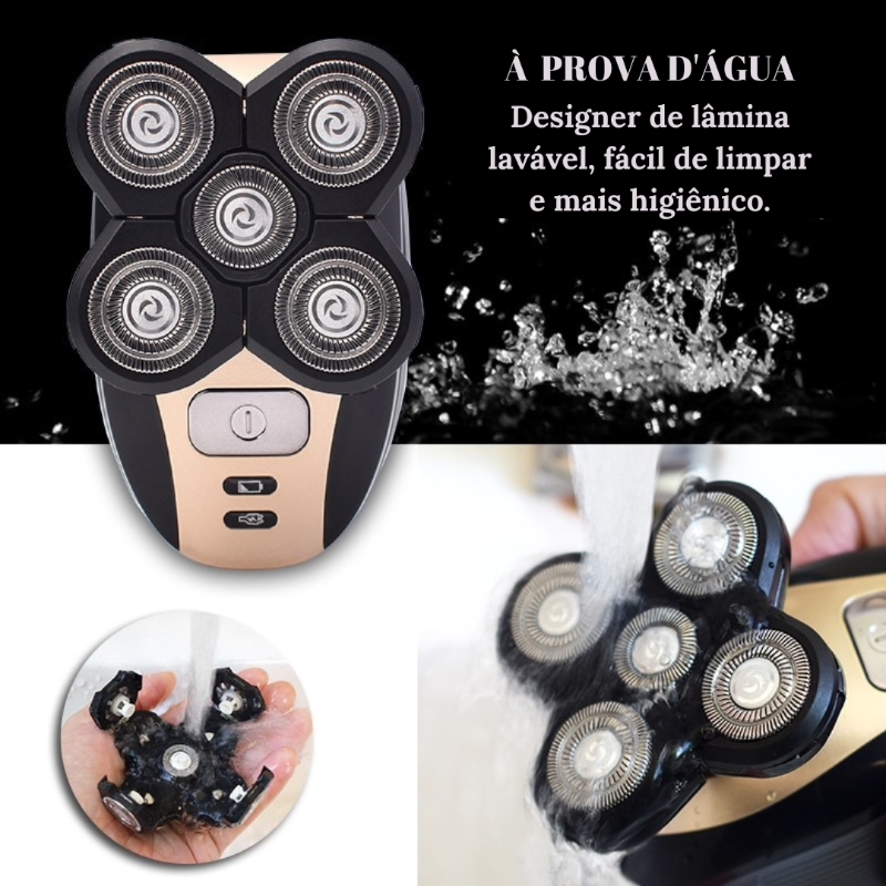 Barbeador e Aparador Profissional À Prova d'água 5 em 1 - Favoritoz