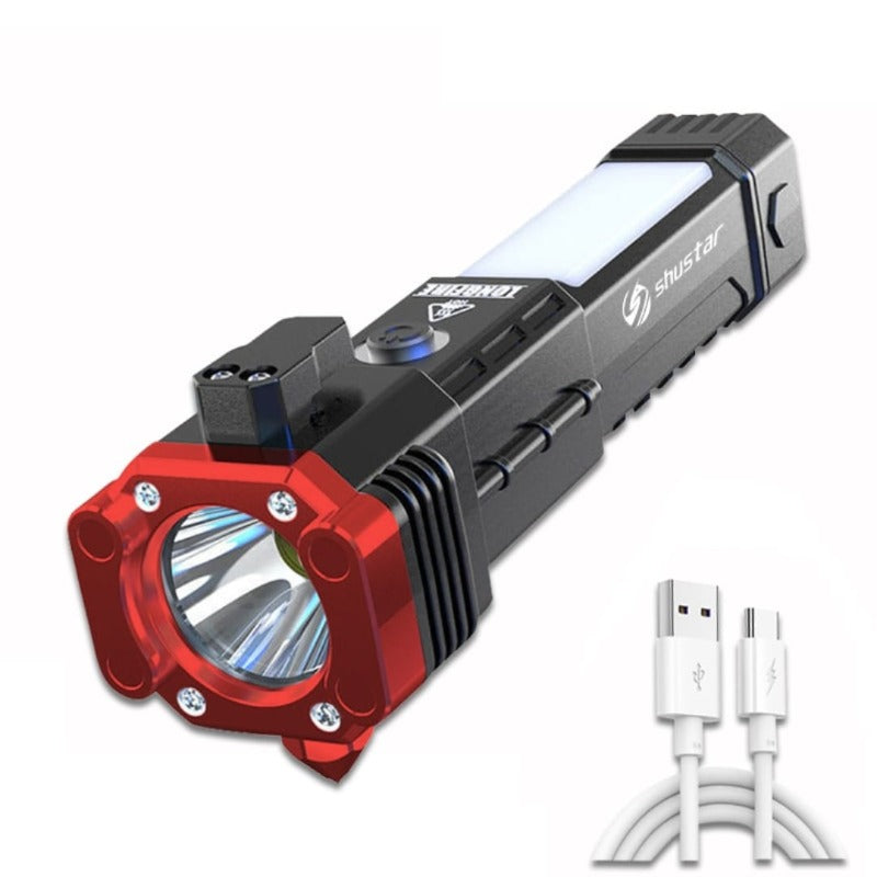 Lanterna Tática Indestrutível 4 em 1 - Ultra Potência - Favoritoz