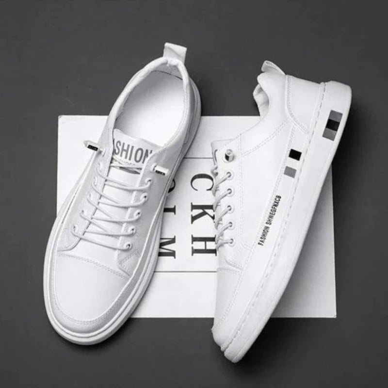 Tênis Masculino Luxury - Couro Legítimo - Favoritoz