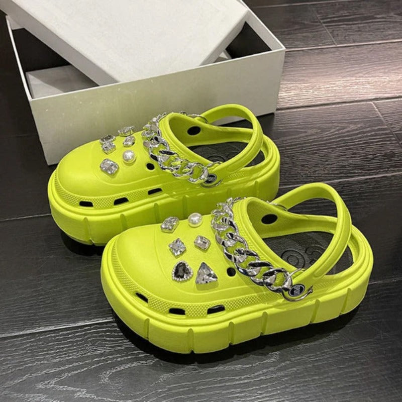 Sandália Crocs Plataforma Conpbell - Favoritoz