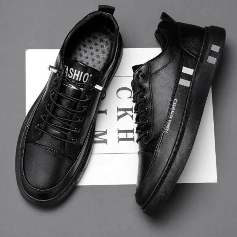 Tênis Masculino Luxury - Couro Legítimo - Favoritoz