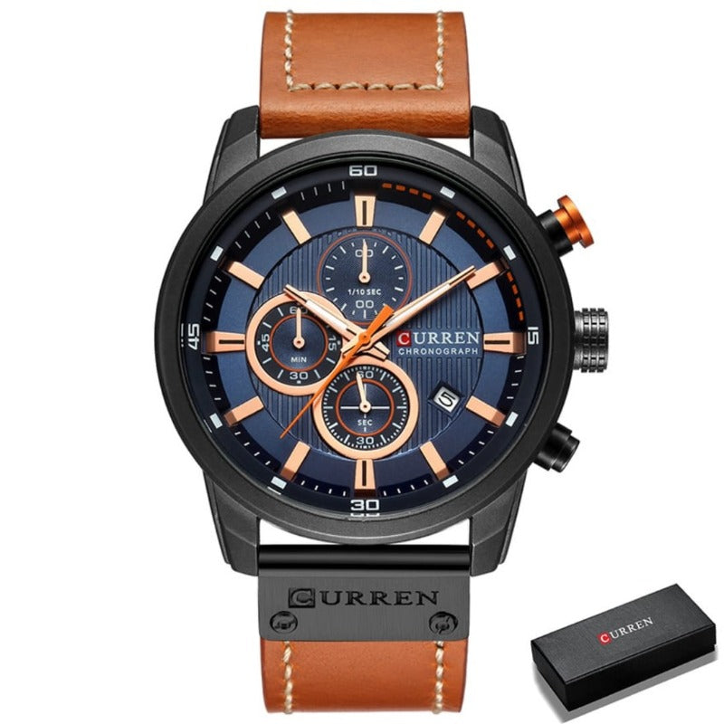 Relógio Masculino Curren Luxury - Favoritoz