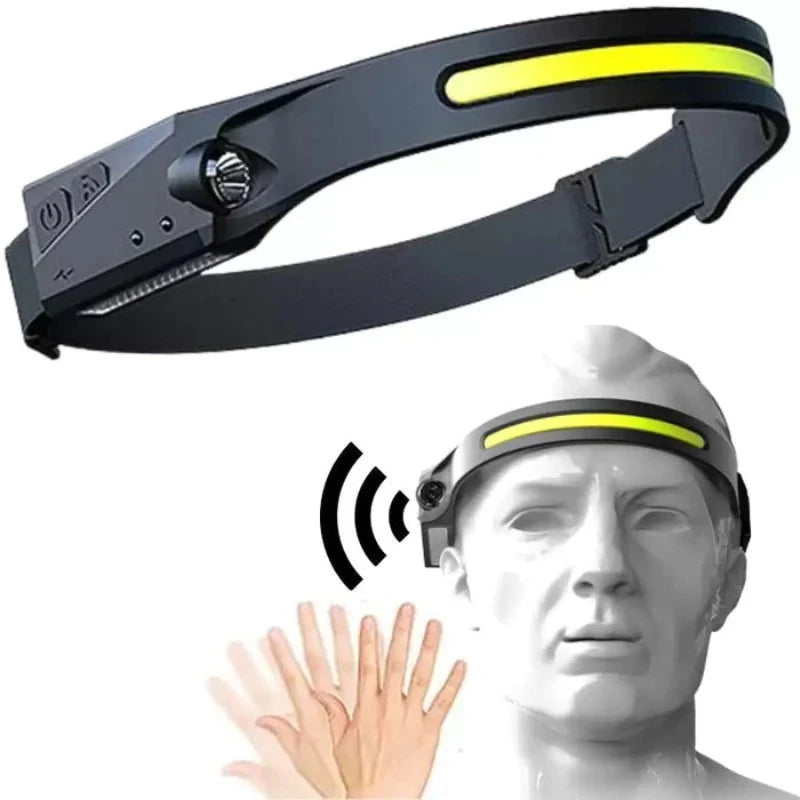 Lanterna de Cabeça LED com Sensor de Movimento - Favoritoz