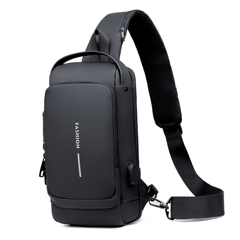 Mochila Unissex Antifurto Multifuncional a Prova d'água com Senha USB - Maximus™ - Favoritoz