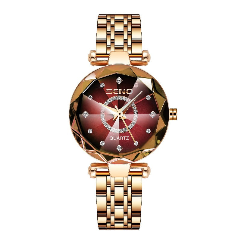 Relógio Feminino Diamond Luxury SENO - Favoritoz