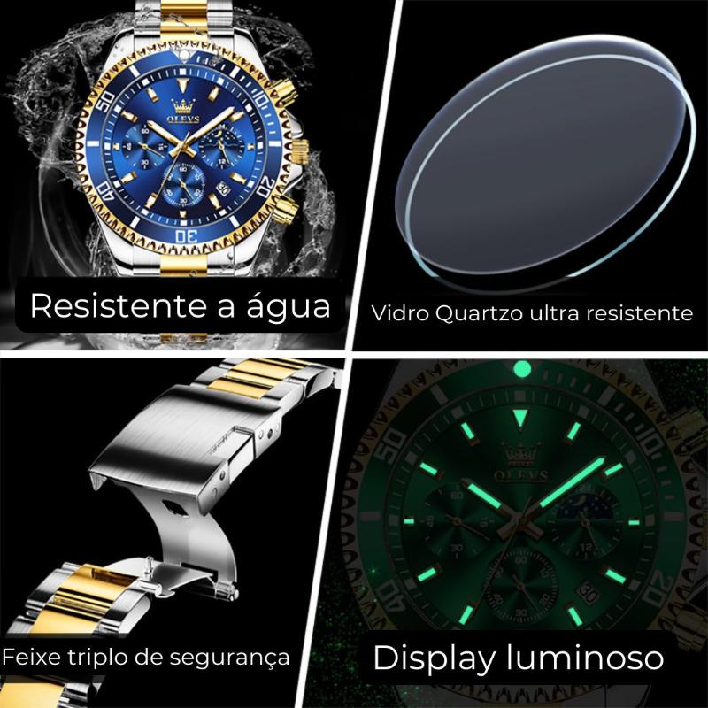 Relógio Masculino Olevs QTL82