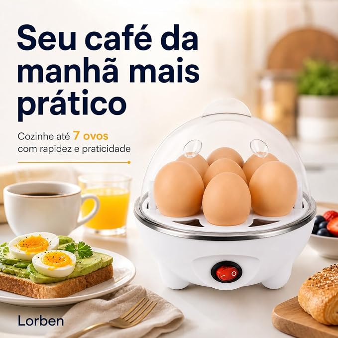 Cozedor de Ovos Elétrico Lorben Favoritoz