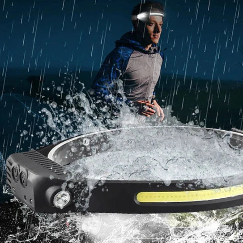 Lanterna de Cabeça LED com Sensor de Movimento - Favoritoz