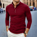 Camisa Manga Longa e Gola Padre Slim Urban