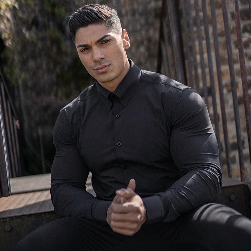 Camisa Masculina Social Slim Luxury Series - Favoritoz