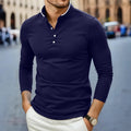 Camisa Manga Longa e Gola Padre Slim Urban