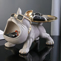 Enfeite Decorativo para Armazenamento de Objetos Bulldog Fofinho