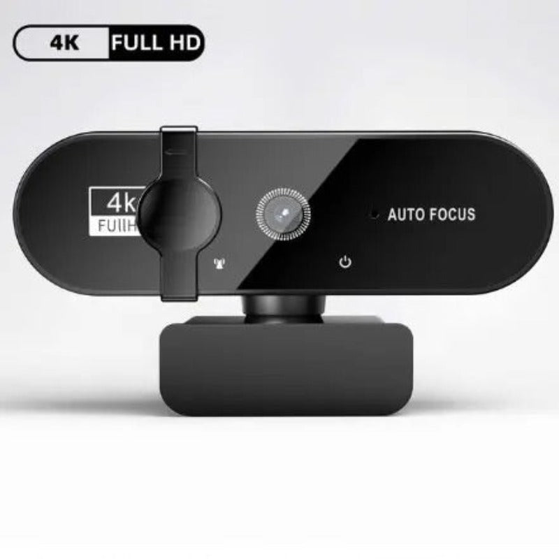 Webcam 4Kcom Microfone Auto Focus - Favoritoz