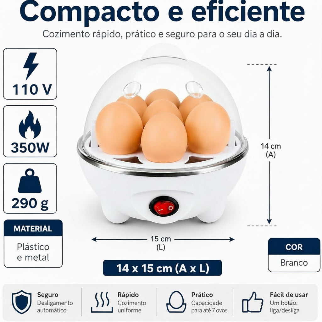 Cozedor de Ovos Elétrico Lorben Favoritoz
